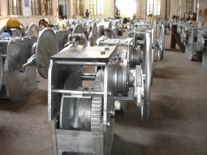 Barge Connecting Hand Manual Swivel Winch For Marine Ship Nabrico Original