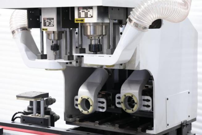 Through Type CNC Boring Machine for Wooden Door Lockhole and Hinge Hole