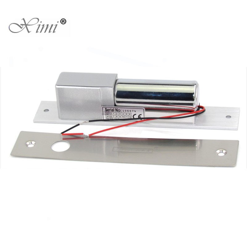 800KG Holder Force Access Control Glass Door Lock Low Temperature And Door Status Feedback Electric Bolt Lock