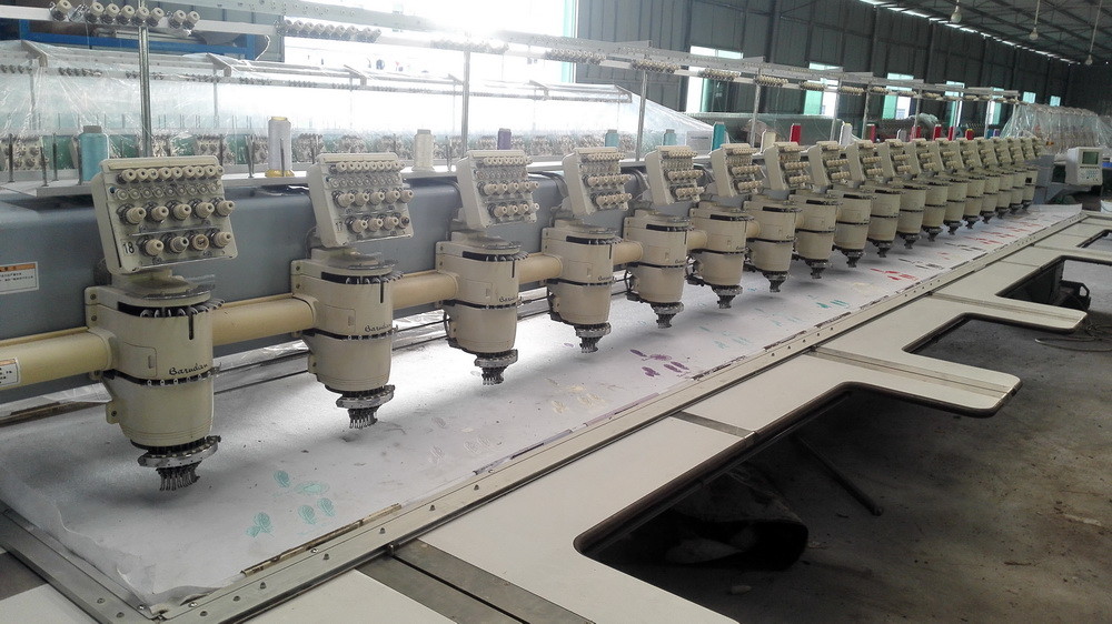 Multi Functional Commercial Embroidery Machine For Sale Used 18 Head