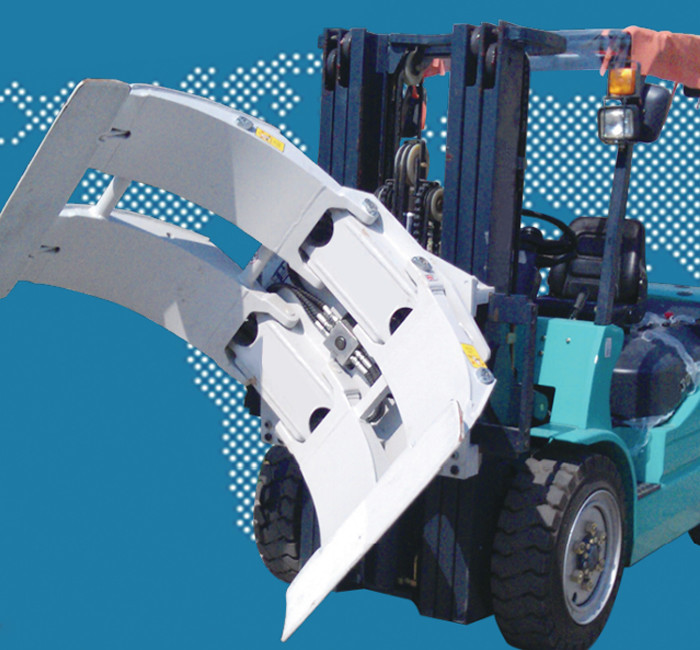 360 Rotating Paper Roll Clamp Forklift 2000Kg Lift Truck Parts