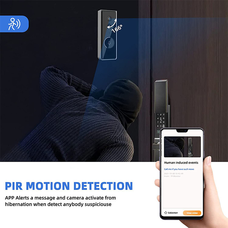 IP65 Waterproof Tuyasmart Two Way Talk Doorbell Smart Door Phone