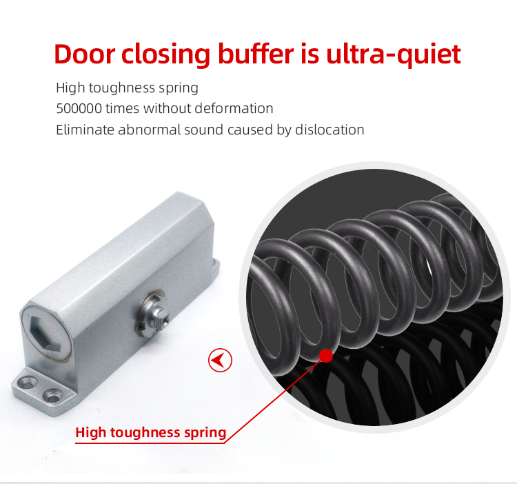 Max door weight 45-65kg Aluminum Alloy auto sliding door closer ferme porte automatique
