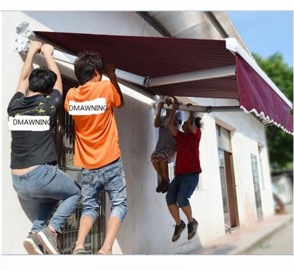 Aluminum Outdoor Open Waterproof Retractable Awning 3x2.5m