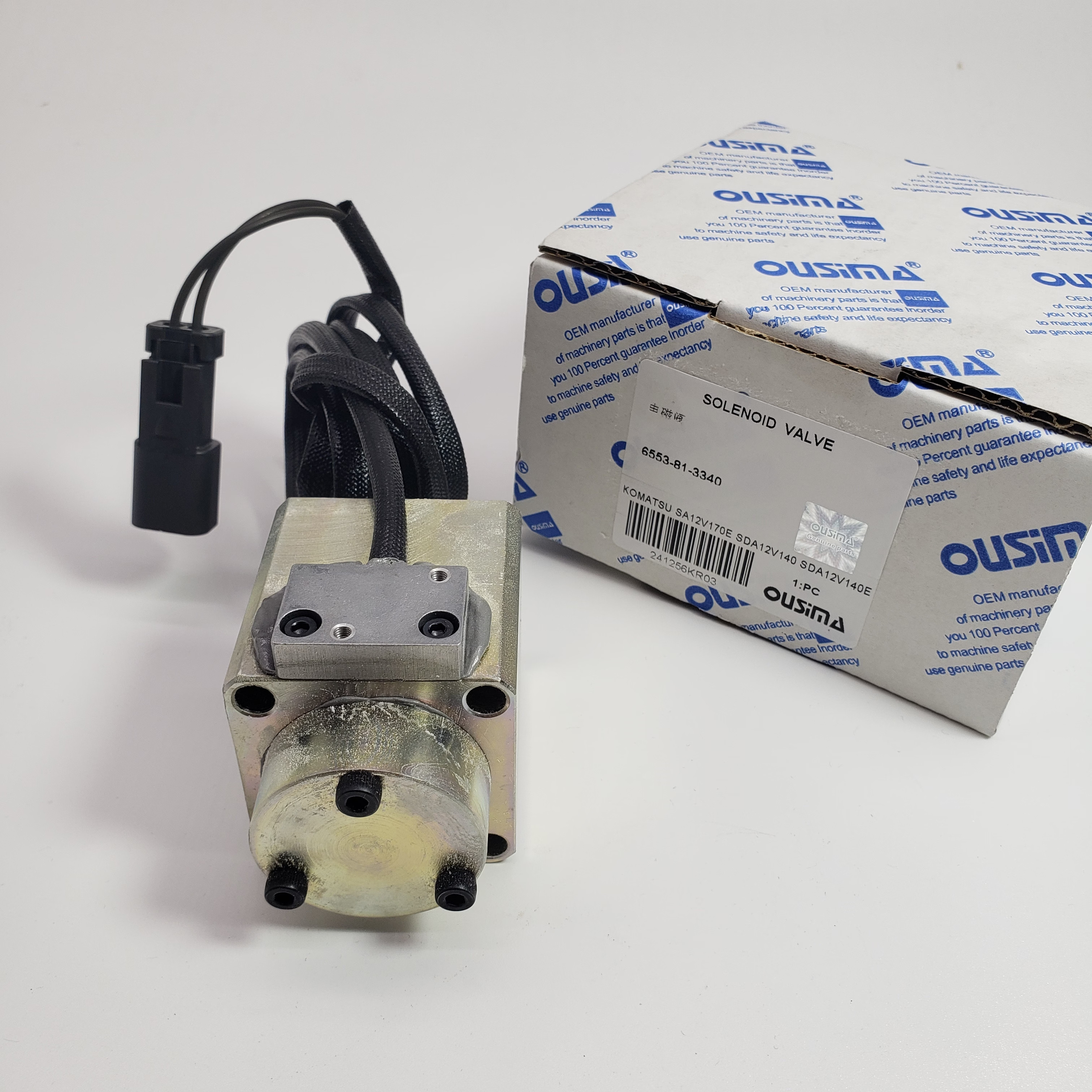 Solenoid Valve 6553-81-3340 For KOMATSU SA12V170E-2A SDA12V140-1C