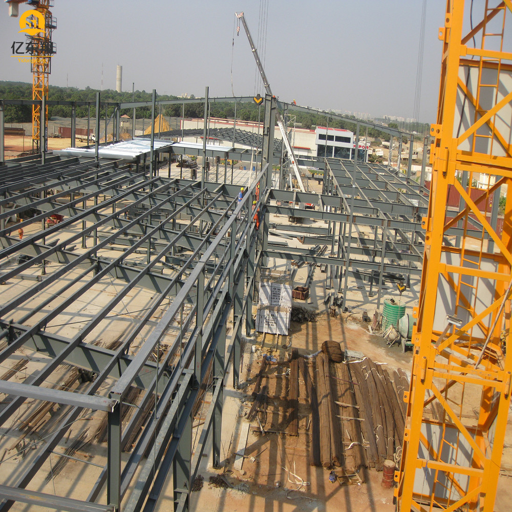 Customizable Steel Structure Factory Prefabricated Steel Frame Plant With Bolt Connection