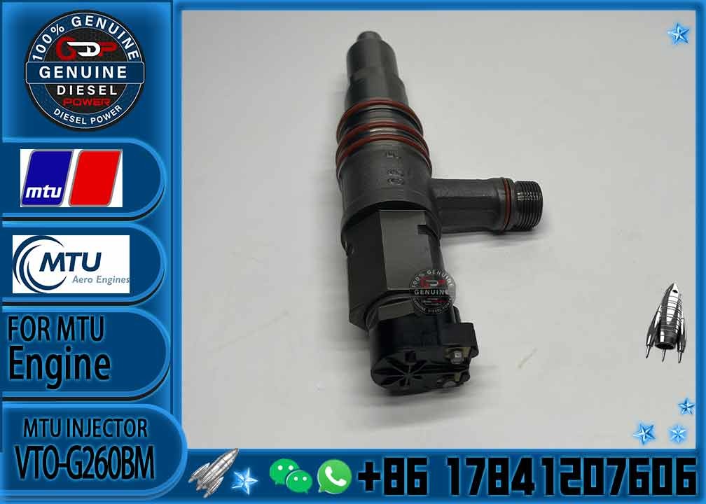 001010695 Quality goods common rail diesel injector VTO-G260BM For DDC/MTU 4000.01 VTO-G283BD