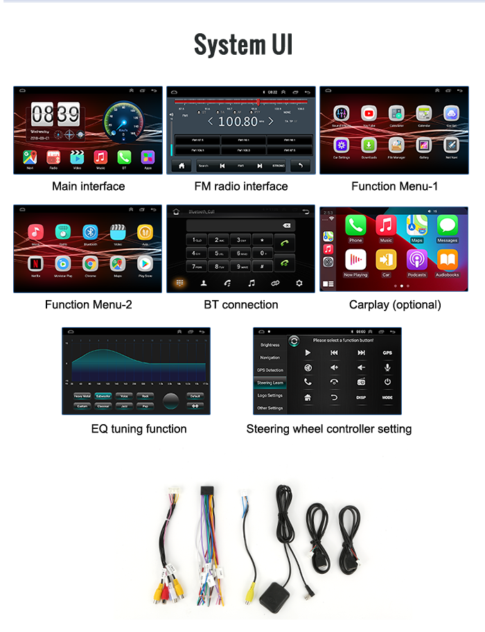Android Car Radio 2+32GB 9 inch Car Dashboard Frame for Nissan Juke 2010-2016 Infiniti Car DVD Navigation Audio