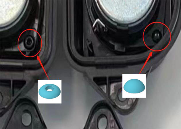 Twin Tip Pulse Plastic Heat Staking Head Heat Staking Plastic Parts