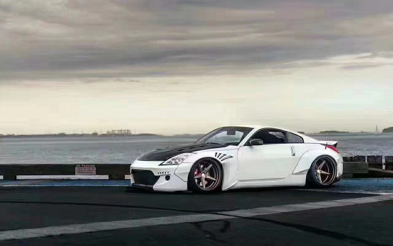 350Z Nissan Body Kit Resin Fibre Bumper Rear Diffuser Auto Front Spoiler Side Skirt