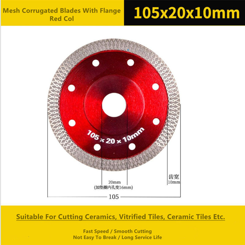115mm Diamond Cut Circular Saw Blade Mesh Corrugated