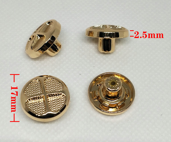 Customized metal sewing coat button custom logo metal buttons for Jacket