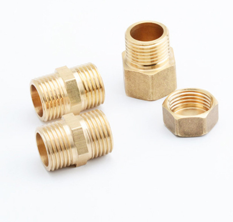 Brass Bronze Metal CNC Threading Cutting Turning Parts 3 Axis 4 Axis 5 Axis