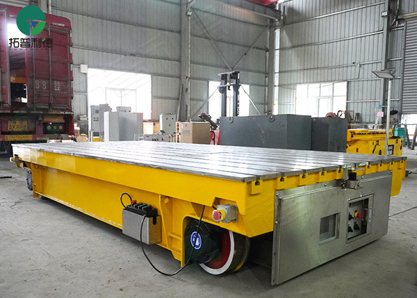 electrical battery power 25ton rail cart transfer