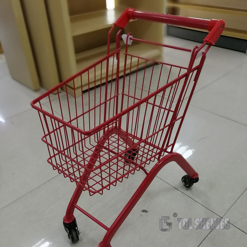 30L Mini Shopping Cart Trolley For Children Steel wire material OEM