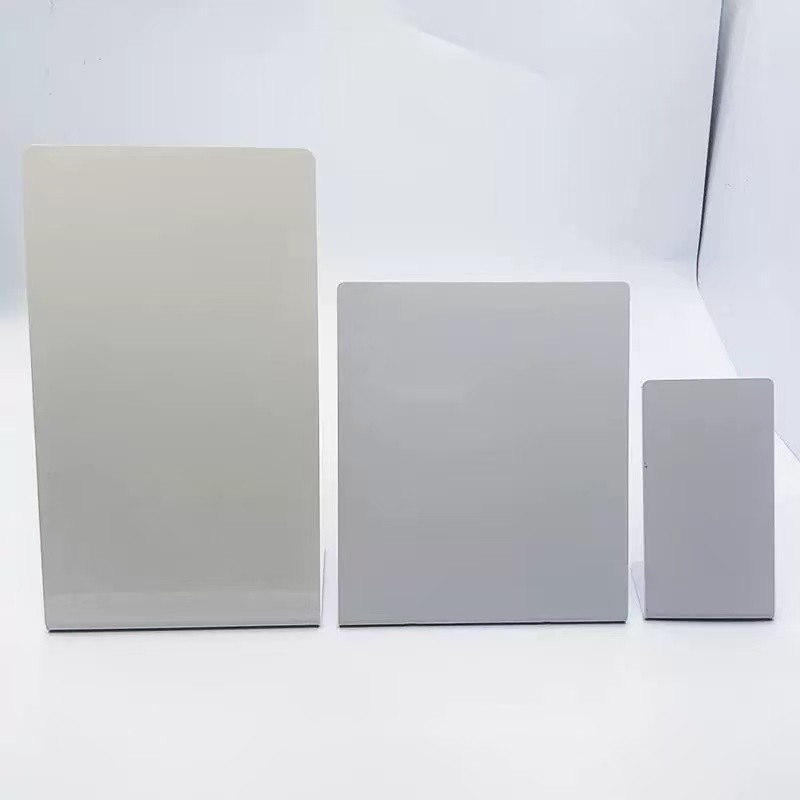 13.56MHz Frequency Custom Printed 10cm Round NFC Business Card Waterproof Google Review Sticker NFC Menu Plate with QR Code