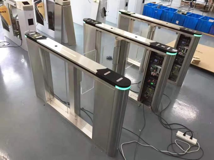 SS304 Security Swing Gate With Face Recognition RFID Access 0