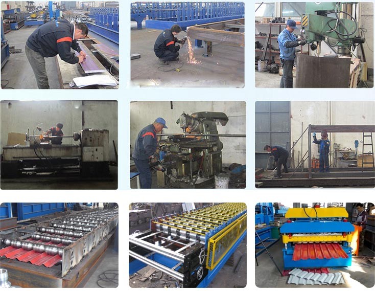 Alibaba china promotional glazed tile forming machine for 1100