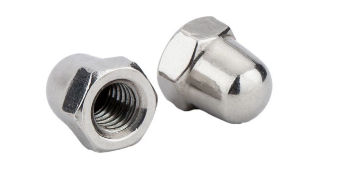 Nickel Plated Din1587 Hex Domed Nuts