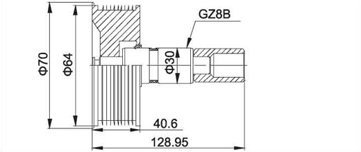 Resilient Mounting Series Open End Spinning Spare Parts For Saurer Autocoro