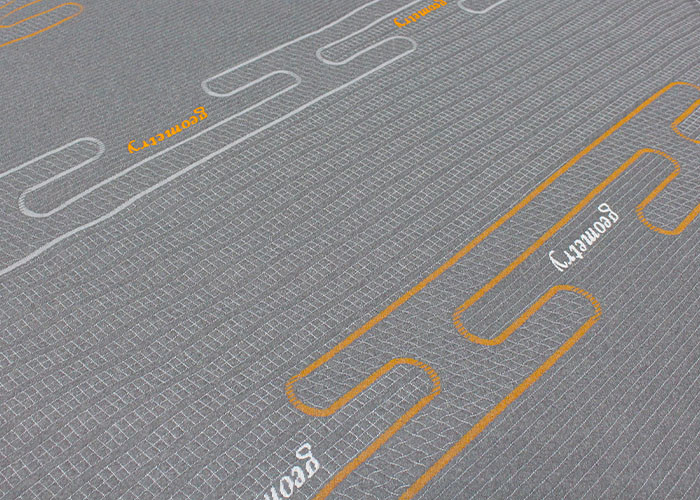 New knitted jacquard polyester fabric high quality mattress fabric bedding fabric