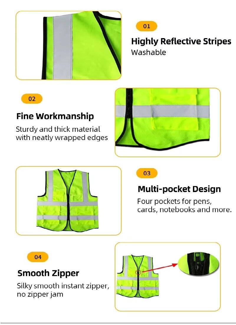Flame Resistant Nomex Hood Safety Vest For Motorcycle Mine Safety Clothing Reflective Safety T-shirt Security Guard Dress