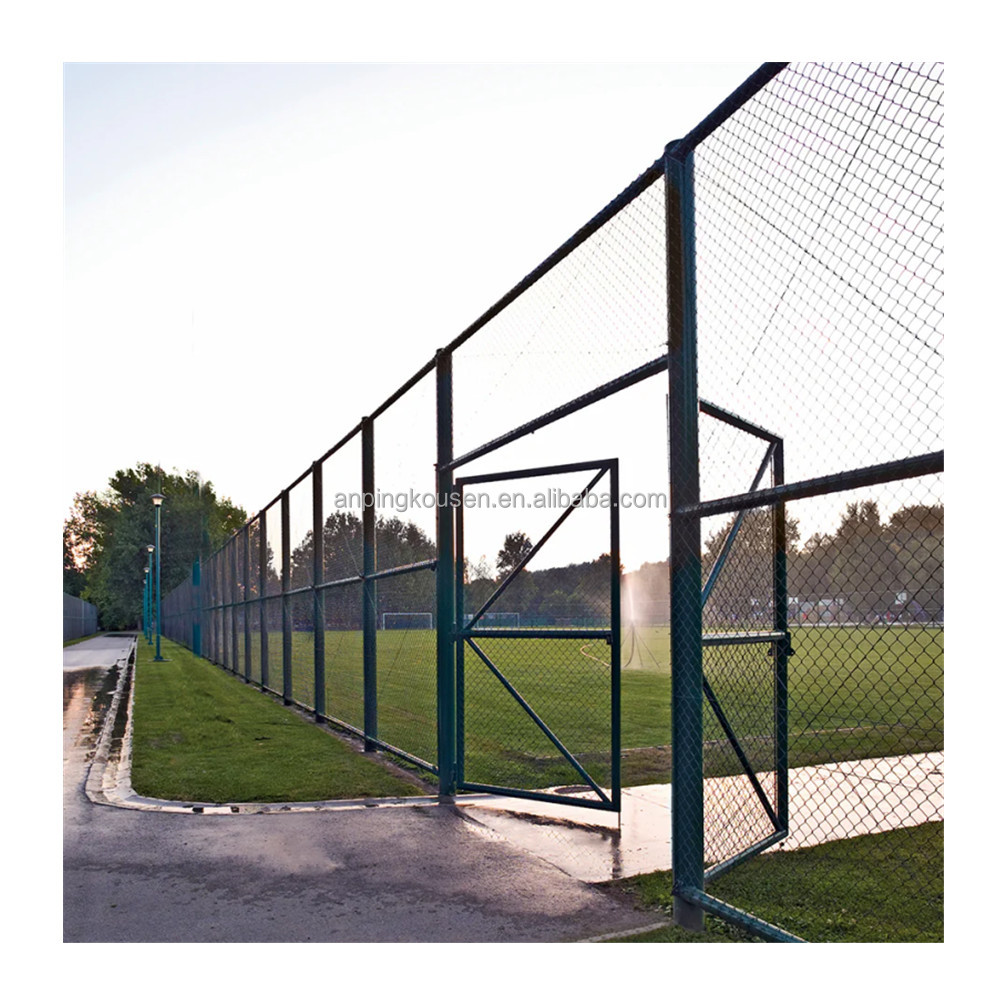 Galvanized Chain Link Fence for Outside Garden Sports Ground in Hot Dip Galvanization