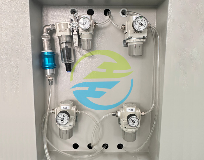 Copper Valve Core Air Tightness Testing Machine 6 Stations 0 - 0.6Mpa Leak Testing Equipment