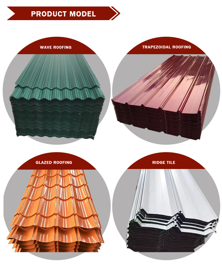 Technique Hot Rolled Dx51d Dx52D Dx53D 0.12-6mm 30-275g Prepainted Galvalume Ppgi Roof Tiles Corrugated Steel Plate with 1