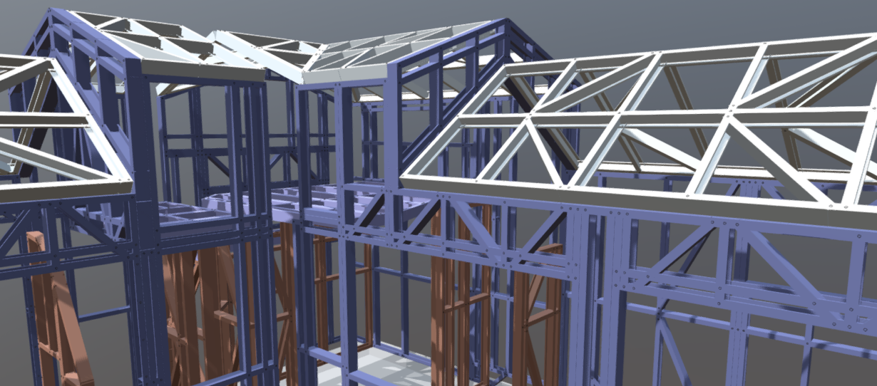 Light Gauge Steel Framing Machine with Prefabricated Steel Frame House