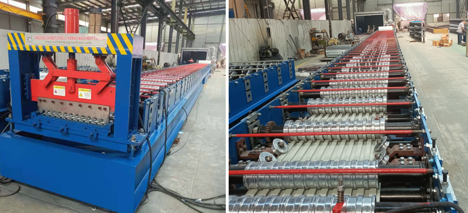 Villa house decking rolling forming machine