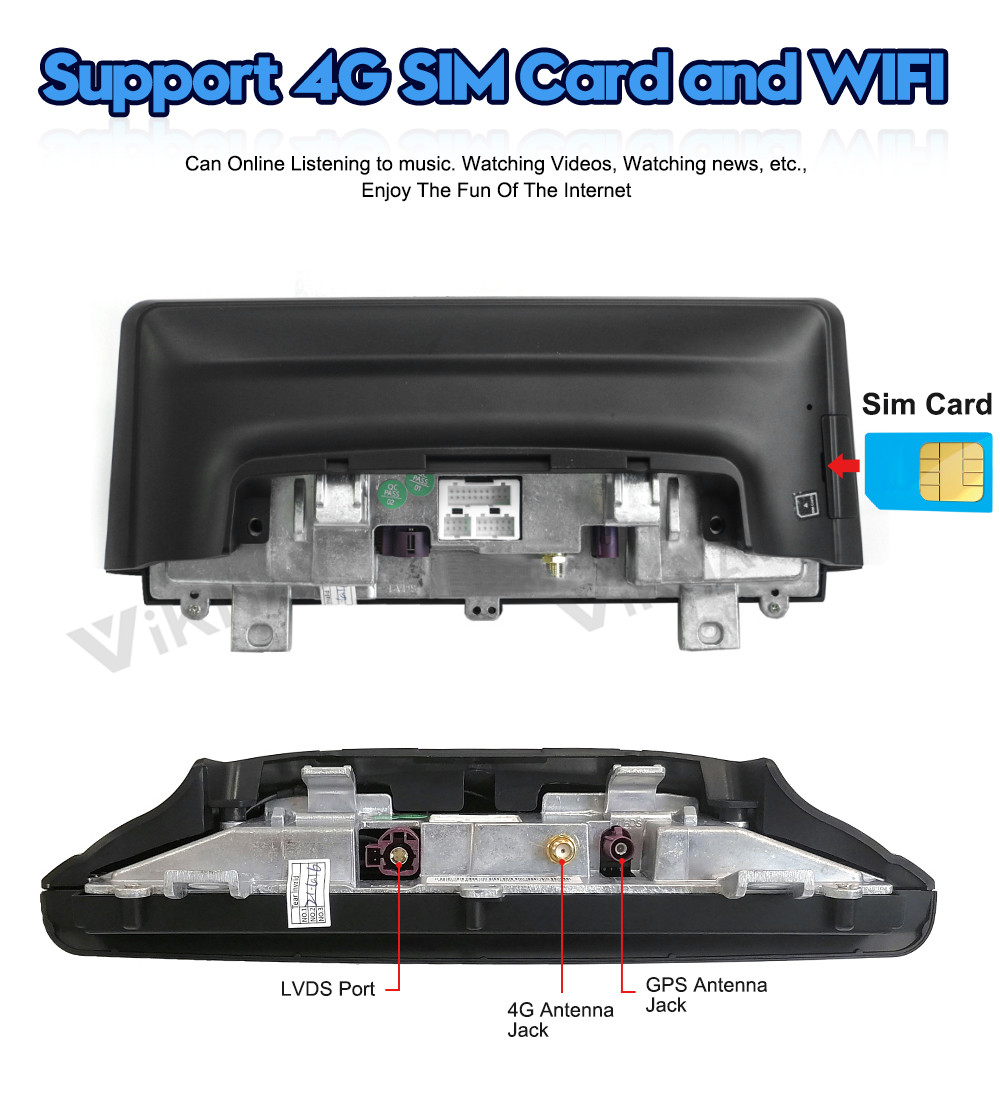 12.3inch IPS Screen BMW X1 Radio Double Din Android 10.0 Head Unit
