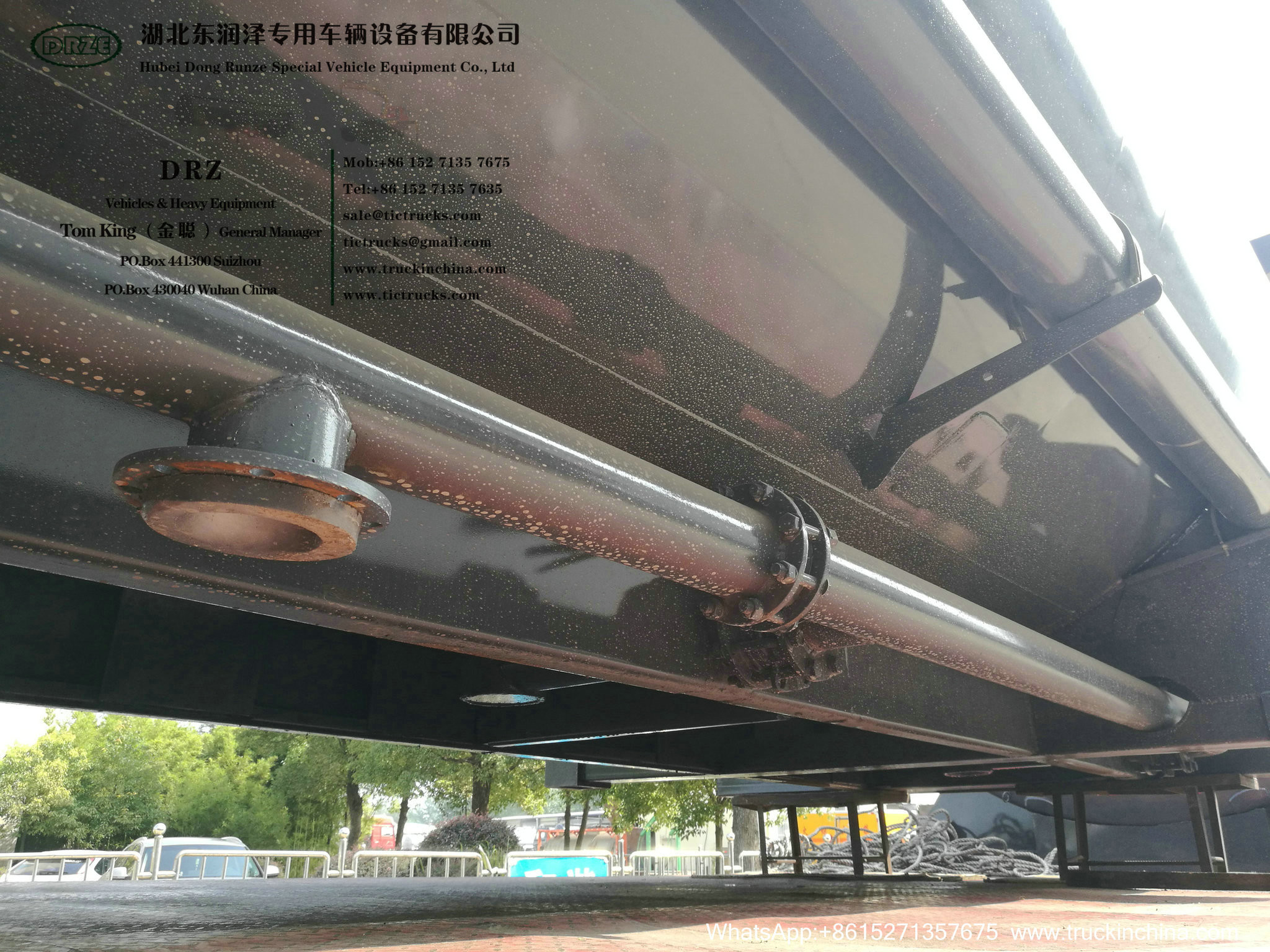 Chemical Acid Tank Body Chemical Liquid Tanker Body with Container Locks Trailer Road Transport WhsApp:+8615271357675