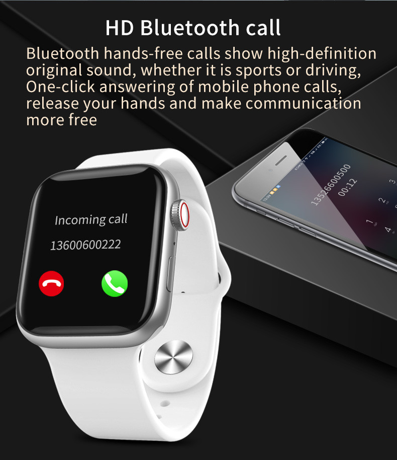IPS 360x385 Wireless Charging Smartwatch Android IOS 170mAh