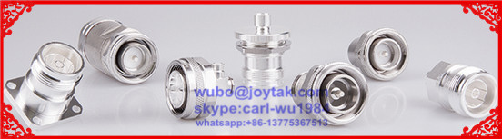 4.3-10 male connector to DIN 7/16 male connector Jiangsu manufacturer coaxial adapter VSWR ＜1.15 50ohm