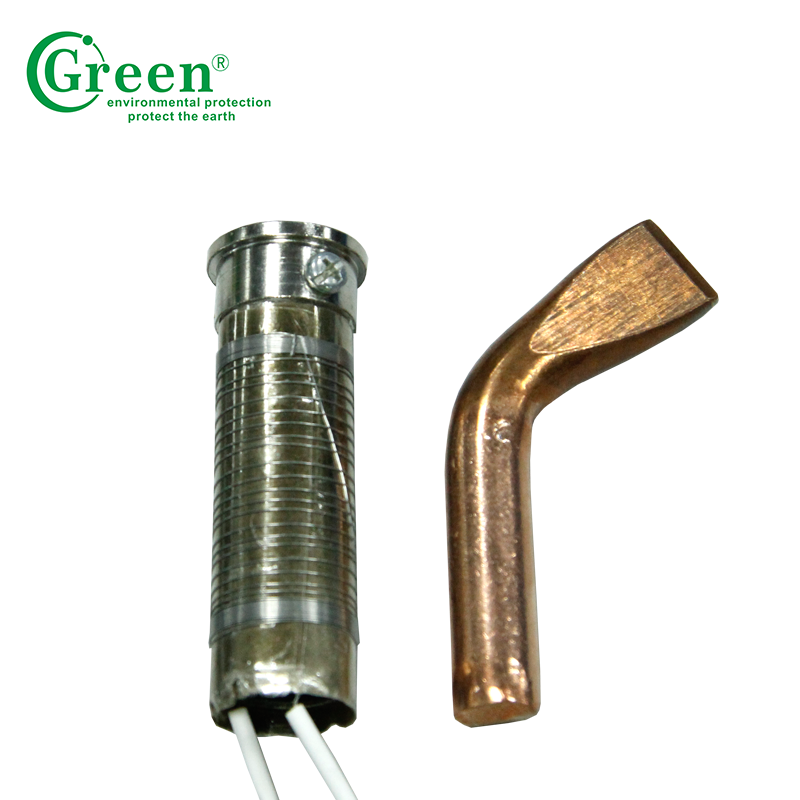 Wooden Handle Electric Soldering Iron , 200W Temperature Controlled Soldering Iron