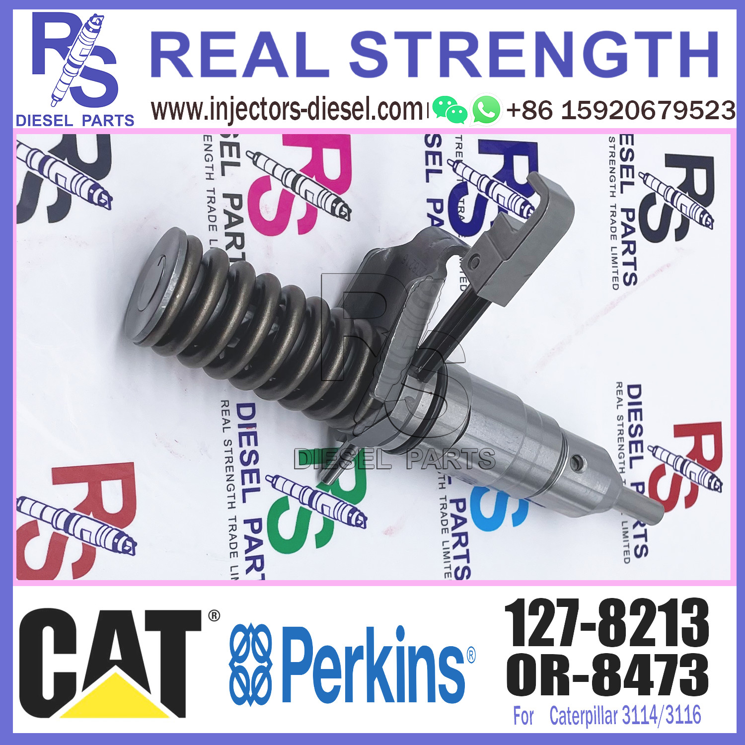 E3116 Caterpillar Fuel Injector 127-8213 127-8216 127-8218 Diesel Injector Assembly