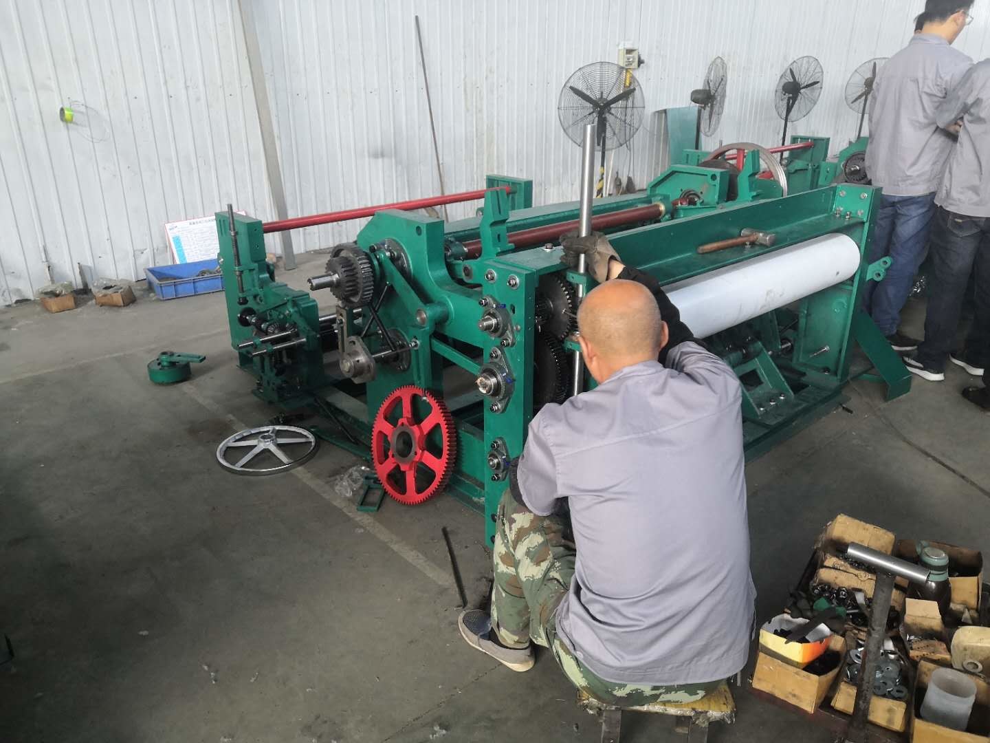 2.2KW 380V Wire Mesh Shuttleless Weaving Machine