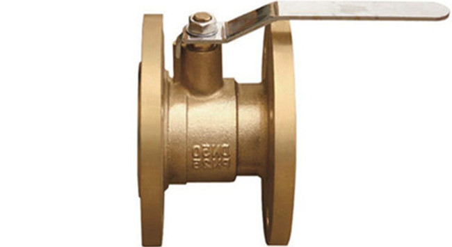 Manual 2 Inch Brass Gate Valve Ball 2 Way Flanged For Liquid
