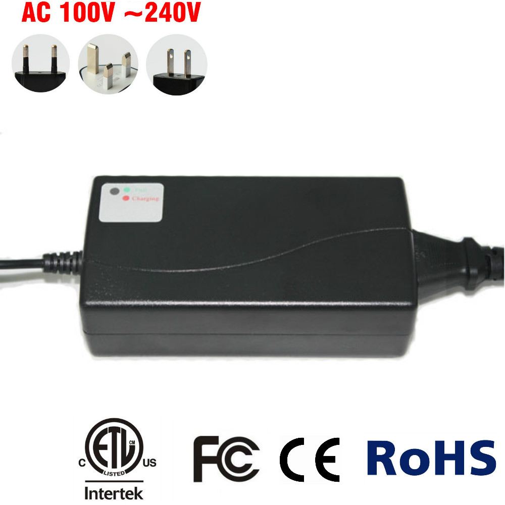 Aluminum Alloy Automatic 12v Lead Acid Battery Charger 2000mA 30W