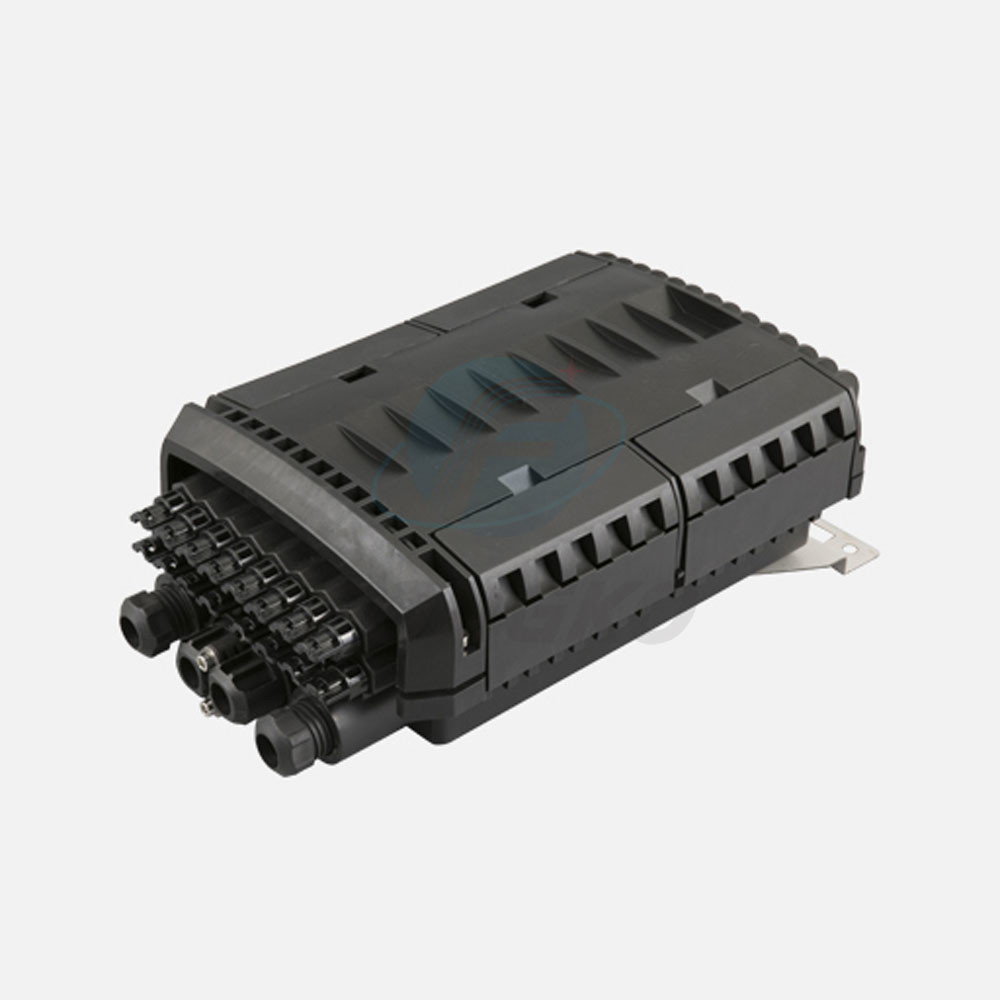 16 Hole 24 Core Fiber Optic Splice Closure Tray Enclosure Box