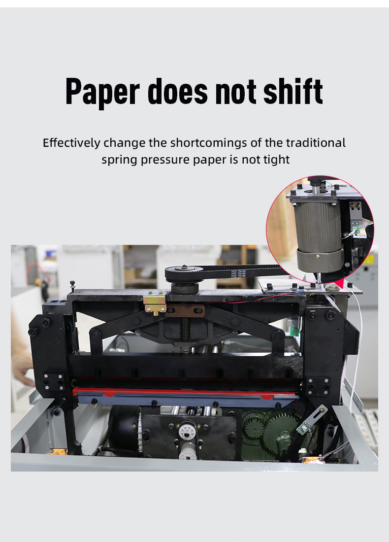 Excellent 3 Motors A4 Guillotine Desktop Electric Paper Cutter for Precision Cutting