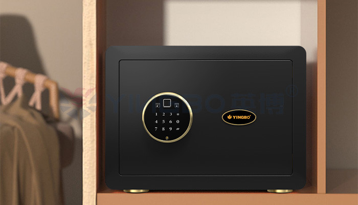11kg Dual Alarm Home Safe Box Biometric Fingerprint Lock With Glossy Surface Treatment