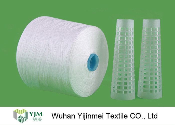 42/2 Raw White Bright Ring Spinning Polyester Yarn Paper Cone 1.67KG