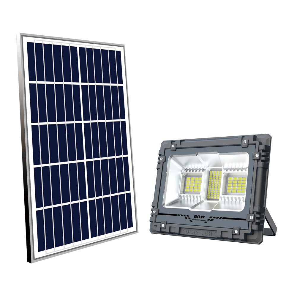 Outdoor Street Security Solar Flood Light Dusk To Dawn Waterproof IP67