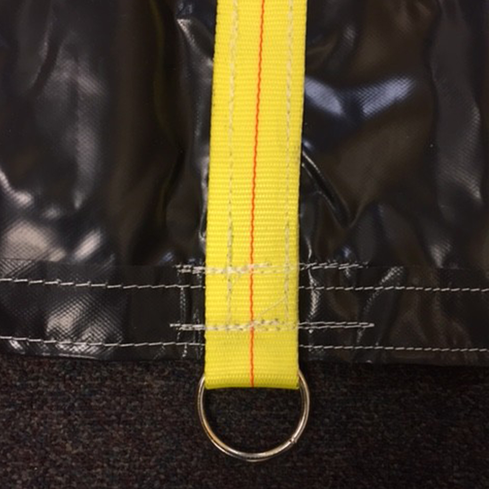 OEM PVC Vinyl Tarp Construction Snow Removal Tarps Heavy Duty Eight Loops Snow Tarps