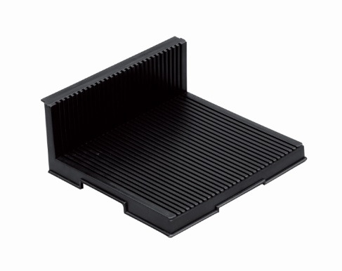 Non Adjustable ESD Magazine Rack L Style 25 Slots PP Conductive Material