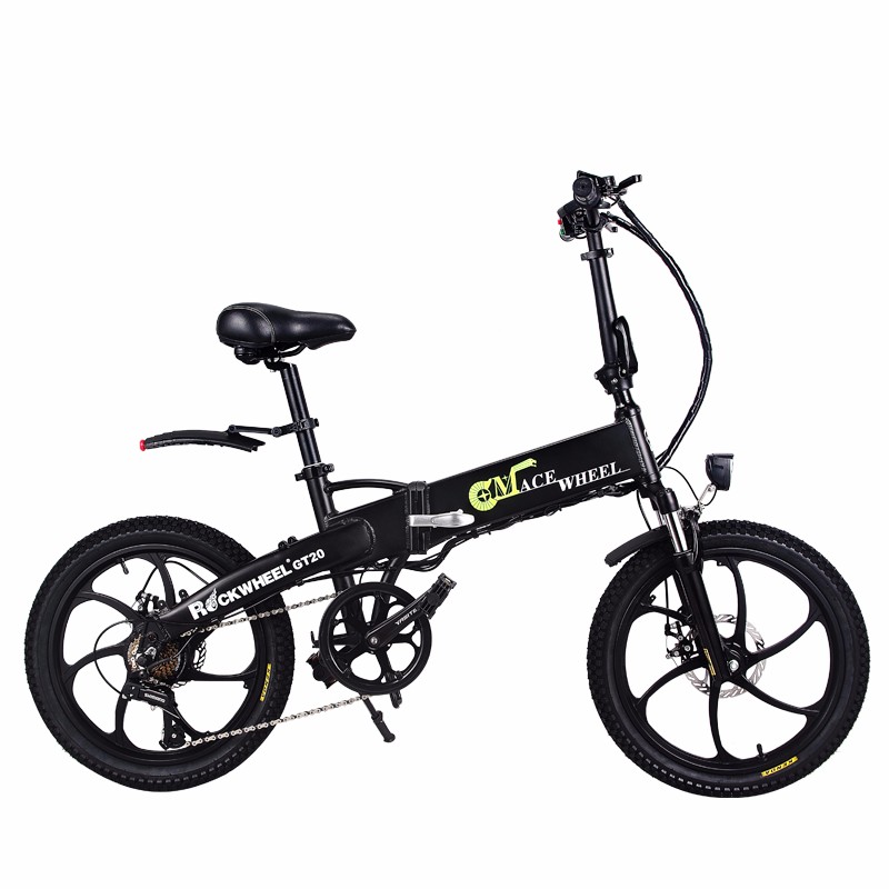 Convenient Shimano 7-speed-gears 6 Spoke MTB Style Aluminum Folding Electric Bike