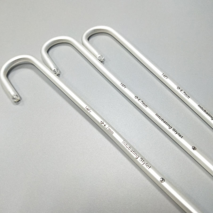 Flexible Intubation Stylet Malleable Aluminum ET Tube Intubation Assistance