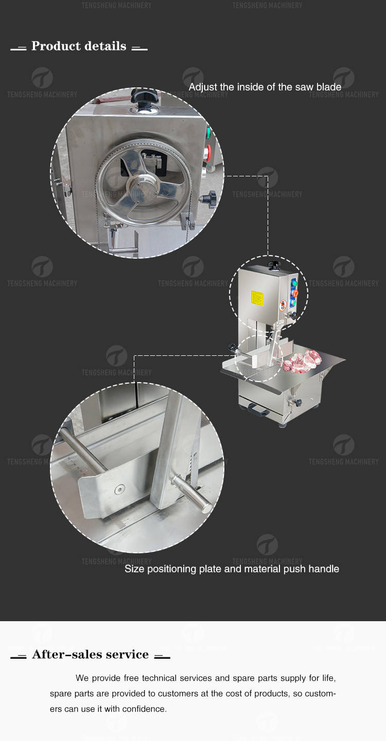 Tengsheng Bonesaw Meat Processing Machine Meat Bone Cutting Decompound
